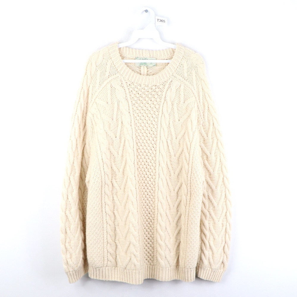 Vintage 70s Rockabilly Chunky Fisherman Sweater